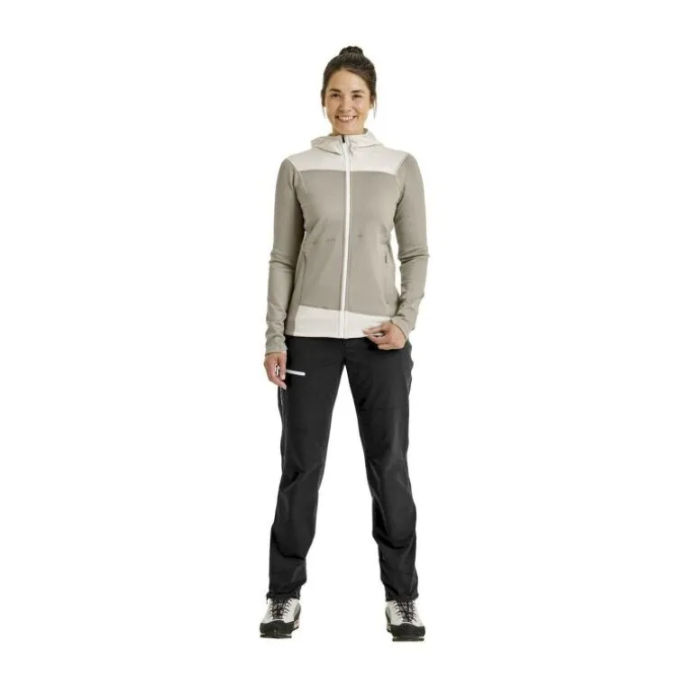 OrtovoxFleece Light Hoody - Polaire en laine mérinos femme