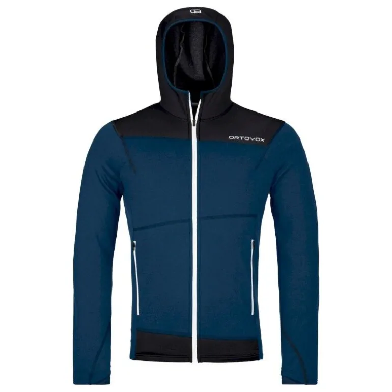 OrtovoxFleece Light Hoody - Polaire en laine mérinos homme