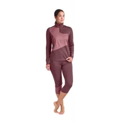 OrtovoxFleece Light Zip Neck - Polaire femme
