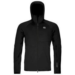 OrtovoxFleece Rib Hoody - Polaire en laine mérinos homme