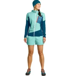 OrtovoxLadiz Hybrid Jacket - Veste en laine mérinos femme