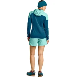 OrtovoxLadiz Hybrid Jacket - Veste en laine mérinos femme