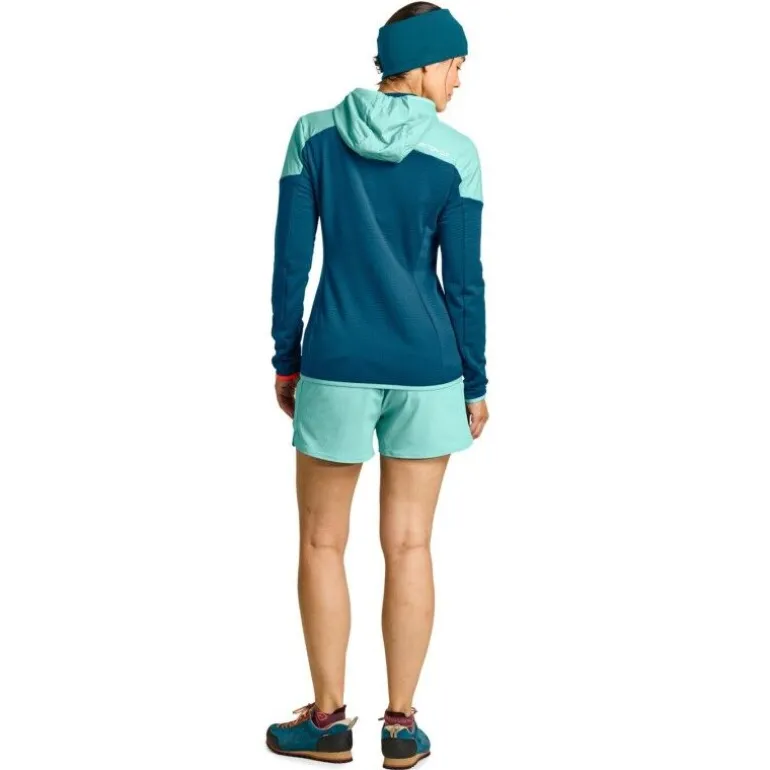 OrtovoxLadiz Hybrid Jacket - Veste en laine mérinos femme