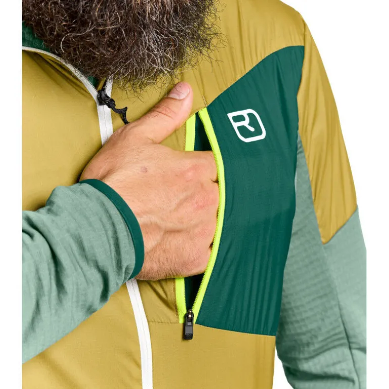 OrtovoxLadiz Hybrid Jacket - Veste en laine mérinos homme