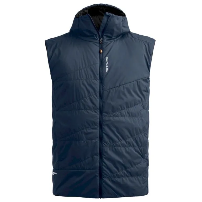OrtovoxSwisswool Piz Duan Vest - Doudoune sans manche en laine mérinos homme