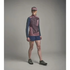 OrtovoxTrace Windbreaker Vest - Veste sans manches femme