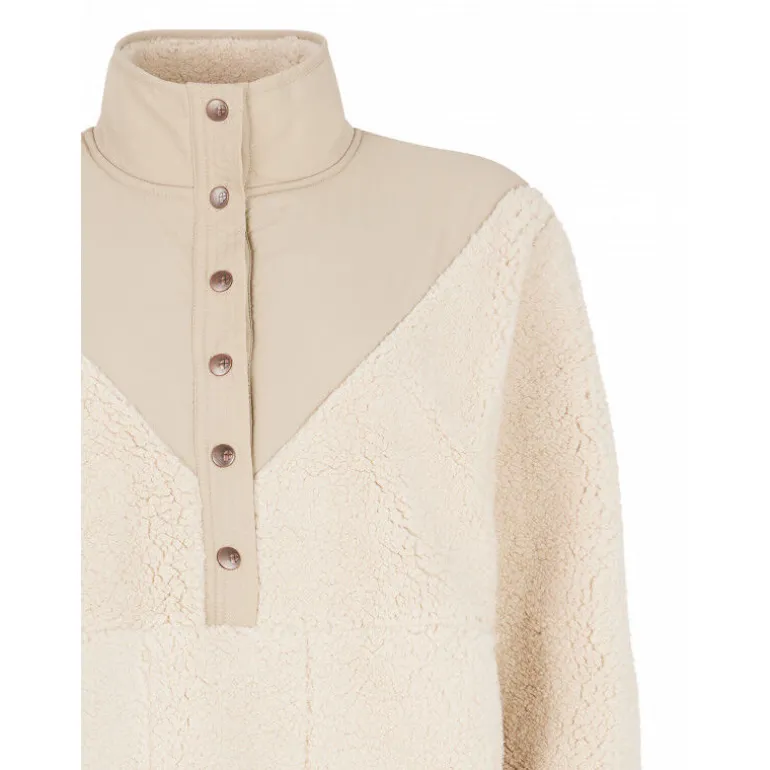 ProtestPrtcyber Outdoor 1/4 Button Top - Polaire femme