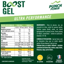 Punch PowerCoup de fouet - Gel énergétique