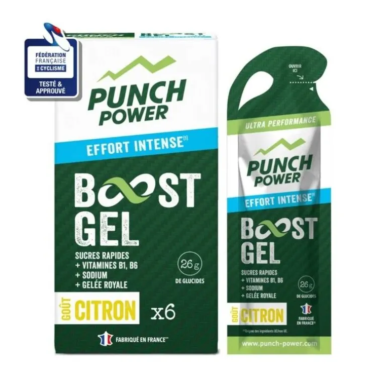 Punch PowerPack 6 Gels Effort Intense - Gel énergétique