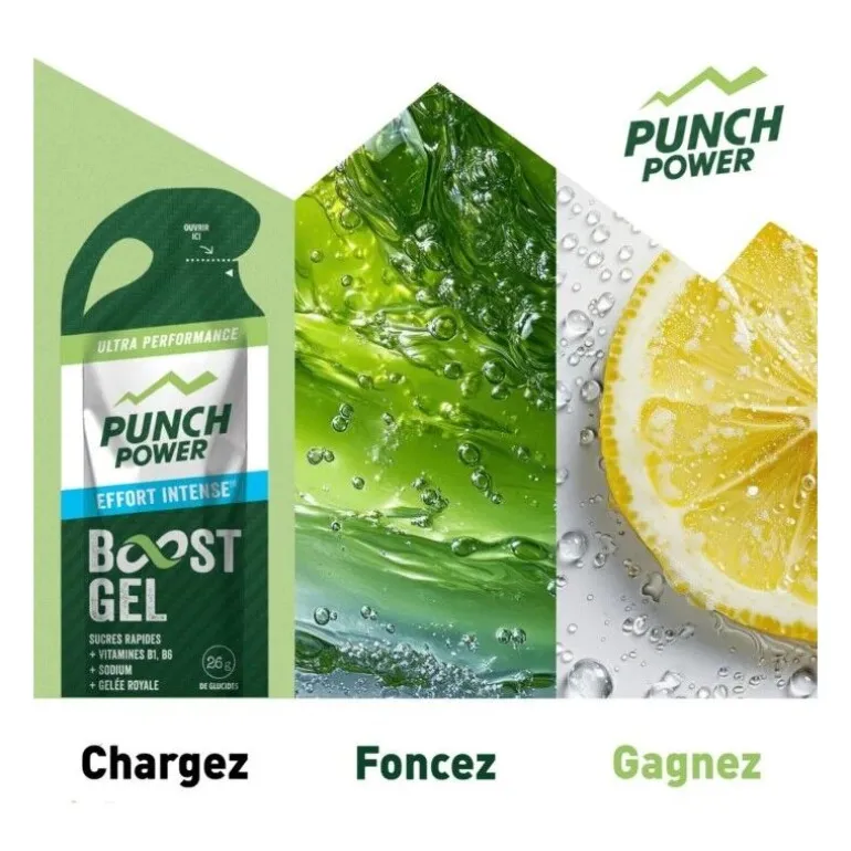 Punch PowerPack 6 Gels Effort Intense - Gel énergétique