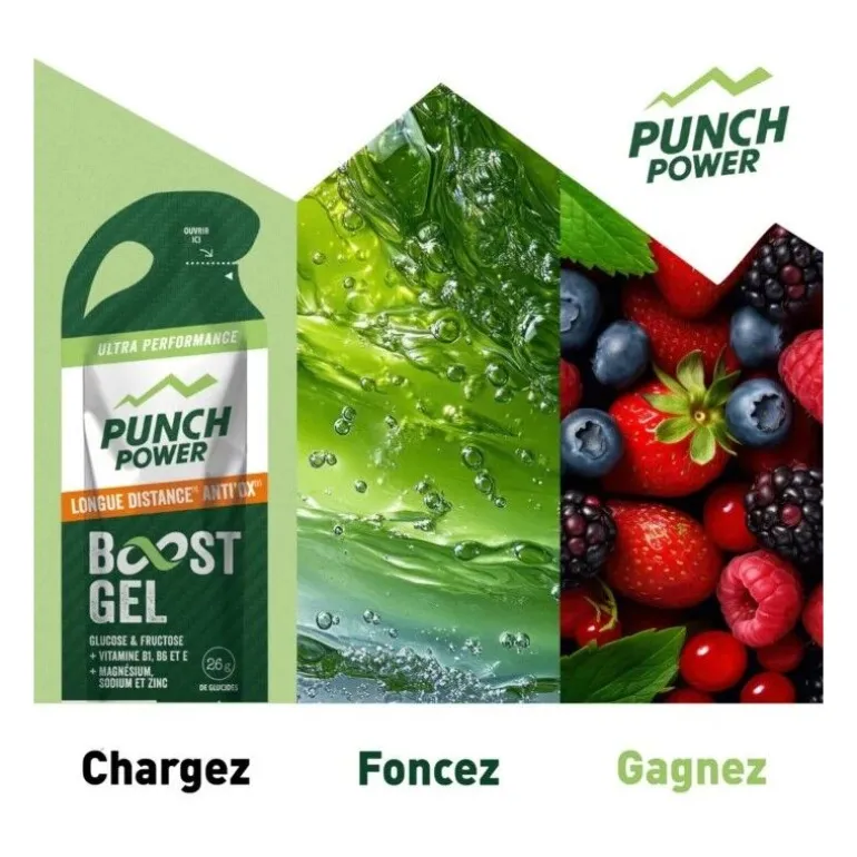 Punch PowerPack 6 Gels Longue Distance Anti’Ox - Gel énergétique