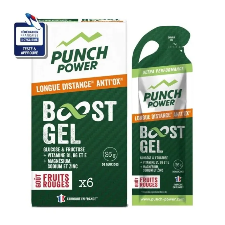 Punch PowerPack 6 Gels Longue Distance Anti’Ox - Gel énergétique
