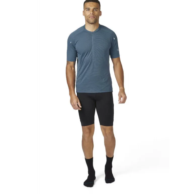RabCindercrino Zip Tee - Maillot vélo homme