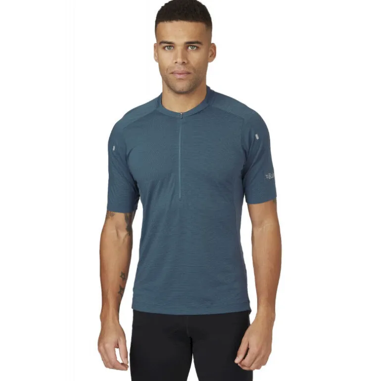 RabCindercrino Zip Tee - Maillot vélo homme