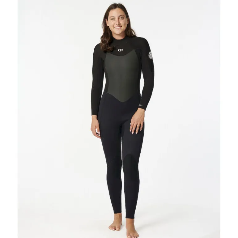 Rip CurlWomen Freelite 4/3 mm Back Zip Wetsuit - Combinaison de surf femme