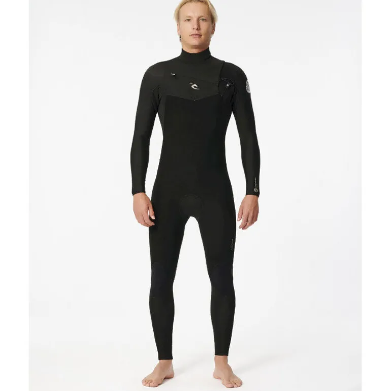 Rip CurlDawn Patrol 4/3 mm Chest Zip Wetsuit - Combinaison de surf homme