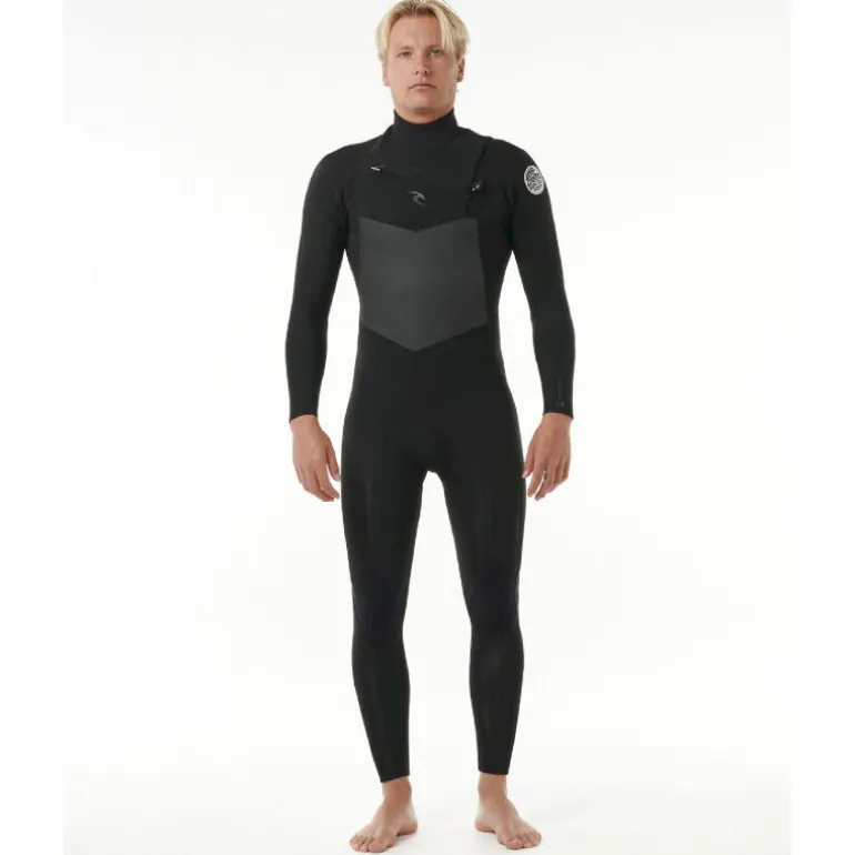 Rip CurlDawn Patrol 4/3 mm Chest Zip Wetsuit - Combinaison de surf homme