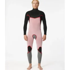Rip CurlDawn Patrol 4/3 mm Chest Zip Wetsuit - Combinaison de surf homme