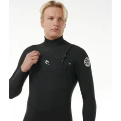 Rip CurlDawn Patrol Perf 4/3 mm Chest Zip Wetsuit - Combinaison de surf homme