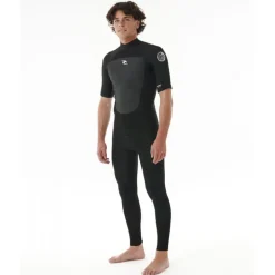 Rip CurlOmega 2/2 mm Back Zip Short Sleeve Wetsuit - Combinaison de surf homme