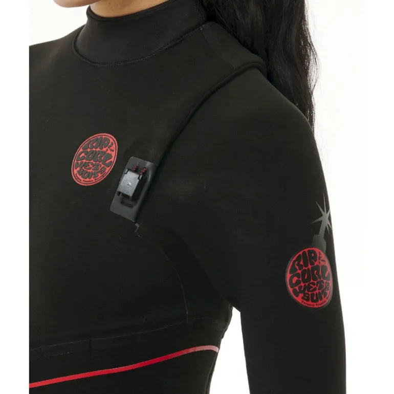 Rip CurlWomen Flashbomb Fusion 5/3 mm Zip Free Wetsuit - Combinaison de surf femme