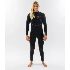 Rip CurlWomen Flashbomb Fusion 3/2 mm Zip Free Wetsuit - Combinaison de surf femme
