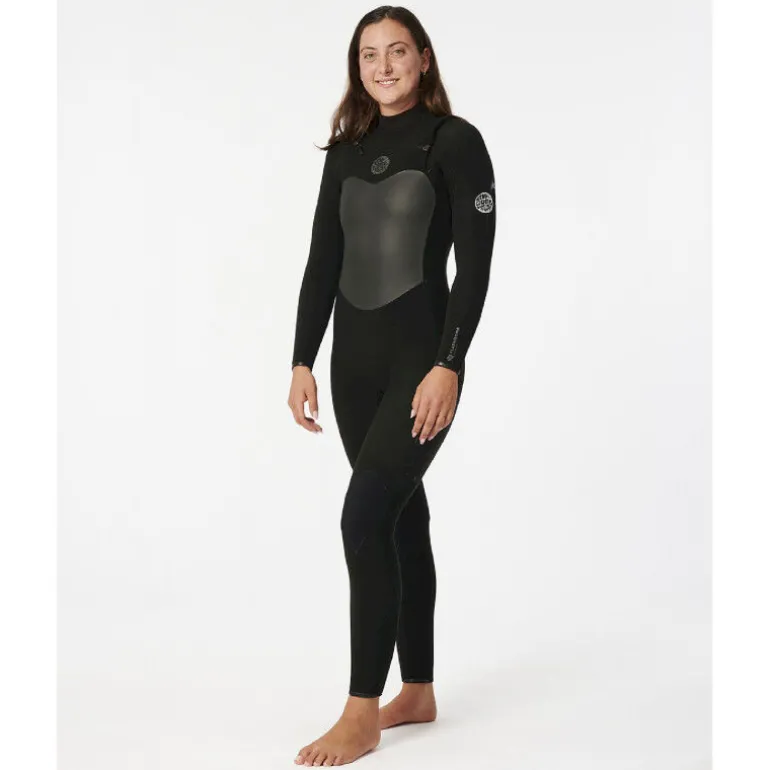 Rip CurlWomen Flashbomb 3/2 mm Chest Zip Wetsuit - Combinaison de surf femme
