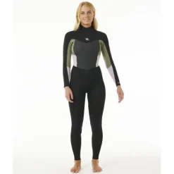 Rip CurlWomen Omega 3/2 mm Back Zip Wetsuit - Combinaison de surf femme