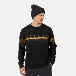 RossignolPatterned CN Sweater - Pull en laine mérinos homme