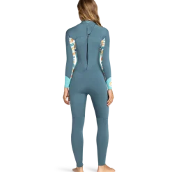 Roxy4/3 mm Swell Series 2022 Back Zip GBS - Combinaison de surf femme