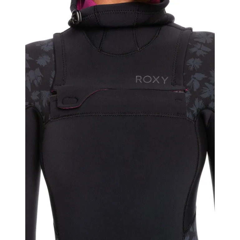 Roxy5/4/3 mm Swell Series Hooded Chest Zip - Combinaison de surf femme