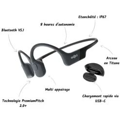 ShokzOpenRun Mini - USBC - Casque conduction osseuse