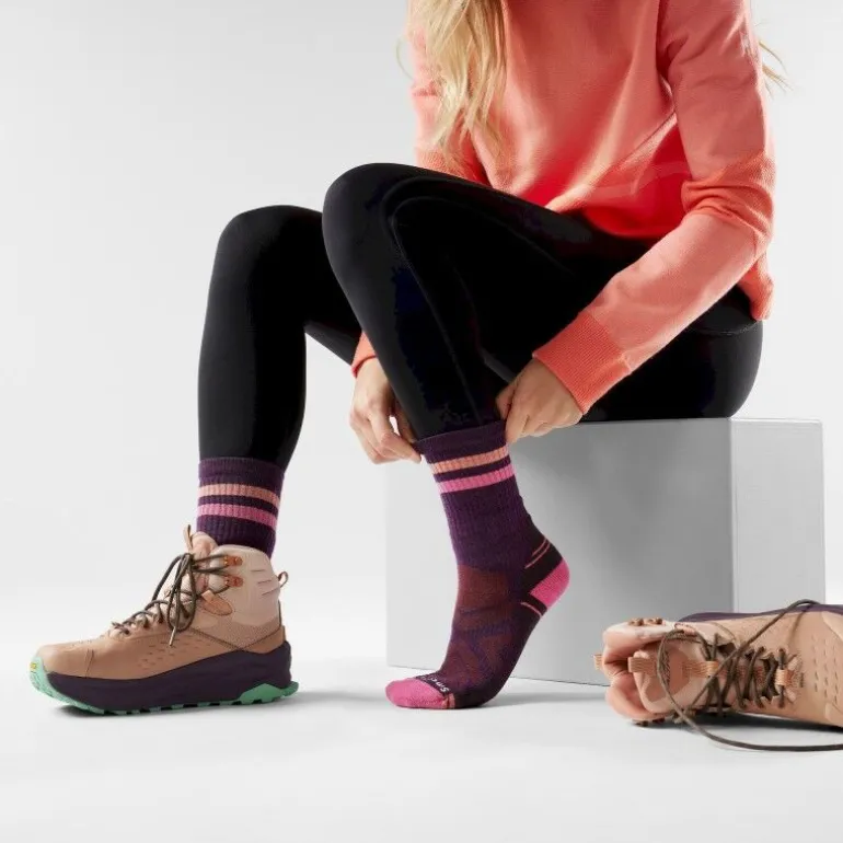 SmartwoolHike Light Cushion Tube Stripe Crew - Chaussettes randonnée femme