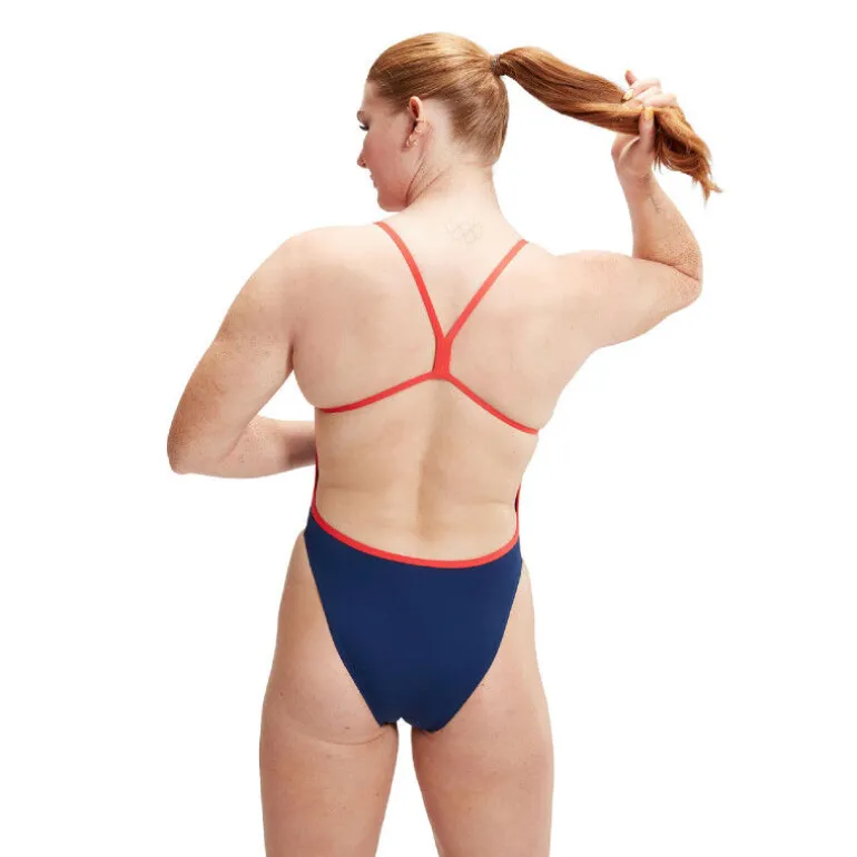 SpeedoWomen's Eco+ Placement Digital Vback - Maillot de bain natation femme