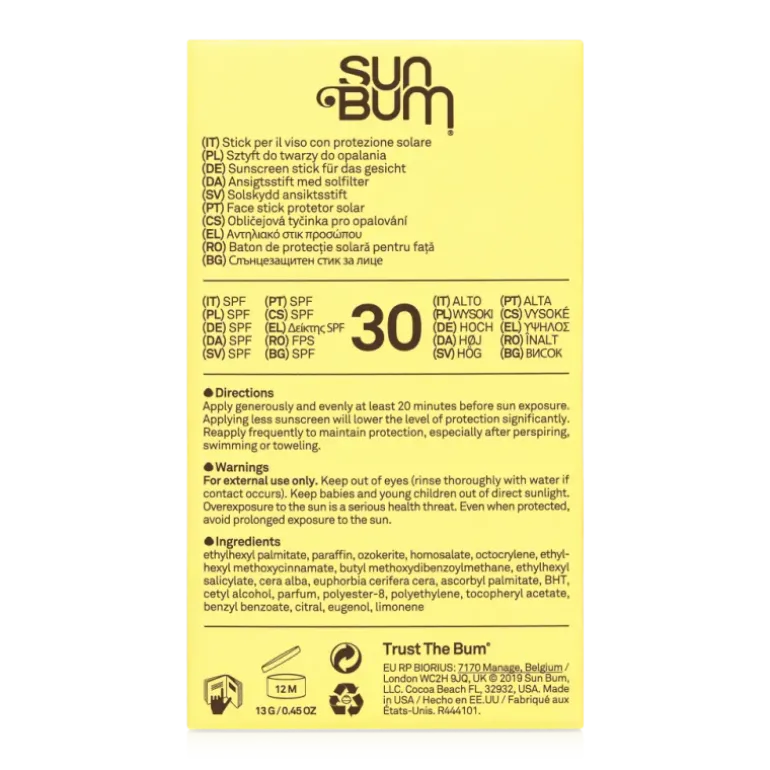 Sun BumOriginal SPF 30 Sunscreen Face Stick - Crème solaire