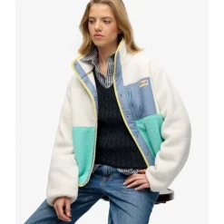 SuperdryColour Block Fleece Jacket - Polaire femme