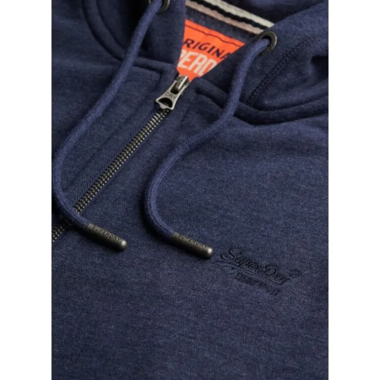 SuperdryEssential Logo Half Brushed Zip Hoodie - Sweatshirt à capuche homme