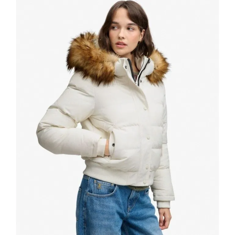 SuperdryEverest Hooded Bomber Jkt - Doudoune femme