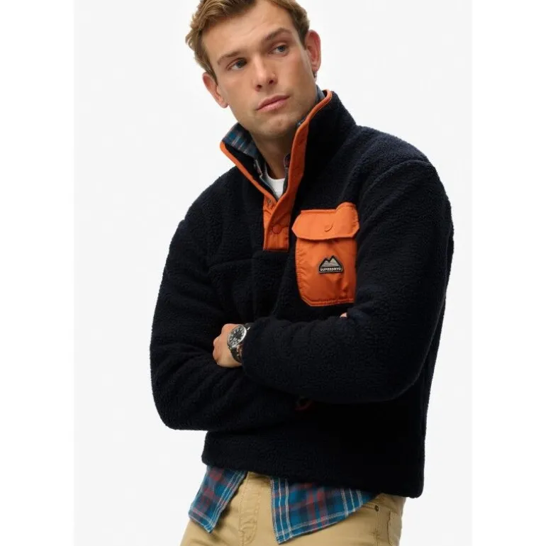 SuperdryFuji Popper Neck Fleece - Polaire homme