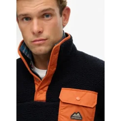 SuperdryFuji Popper Neck Fleece - Polaire homme