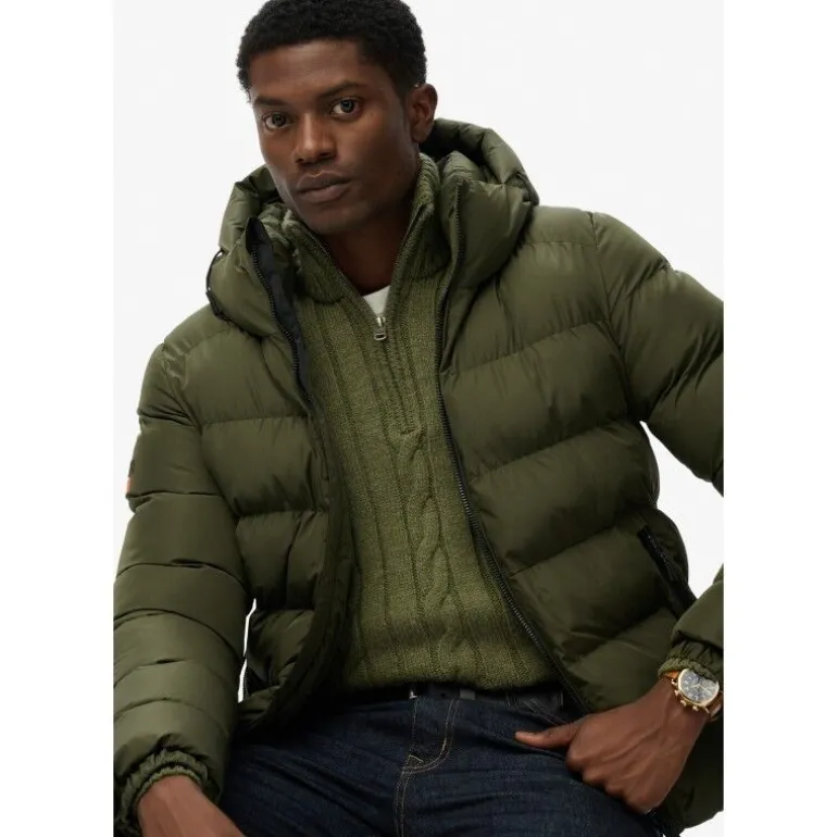 SuperdryHooded Sports Puffer Jacket - Doudoune homme