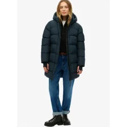 SuperdryHooded Sports Puffer Mid Jkt - Doudoune femme