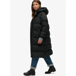 SuperdryLongline Hooded Puffer Jacket - Doudoune femme