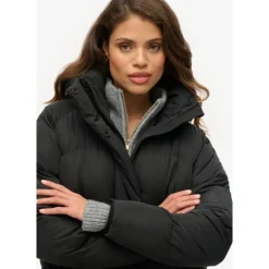 SuperdryLongline Hooded Puffer Jacket - Doudoune femme