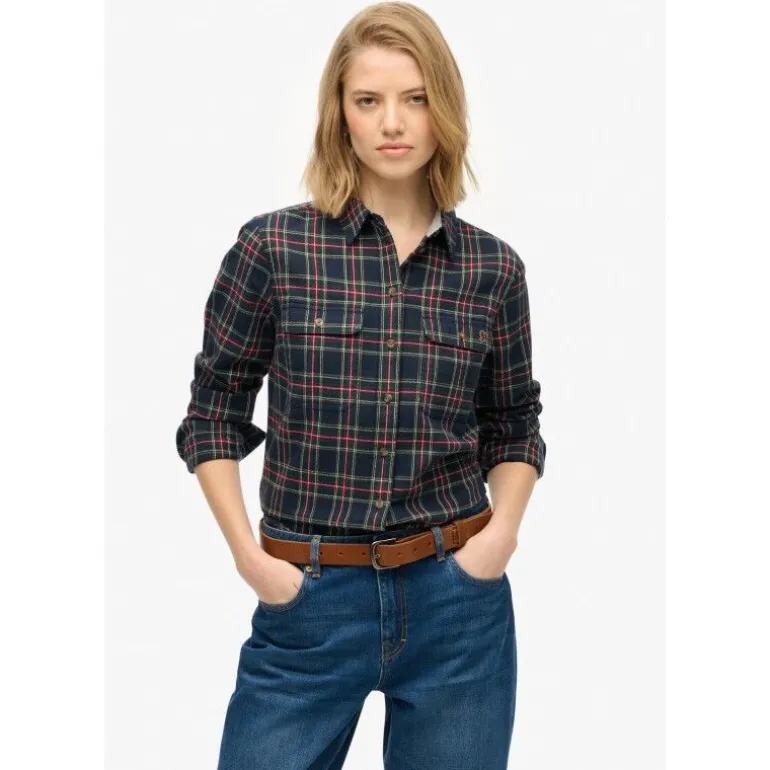 SuperdryLumberjack Check Flannel Shirt - Chemise femme