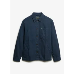 SuperdryMerchant Linen-Blend Overshirt - Chemise homme