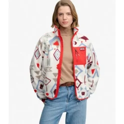 SuperdryOutdoor Printed Zip Fleece - Polaire femme