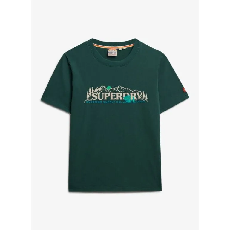 SuperdryOutdoor Supply Co Relaxed Tee - T-shirt femme