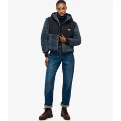 SuperdrySuper Soft Hybrid Full Zip - Polaire femme