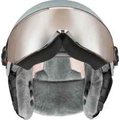 UvexRocket JR Visor - Casque ski avec visière enfant